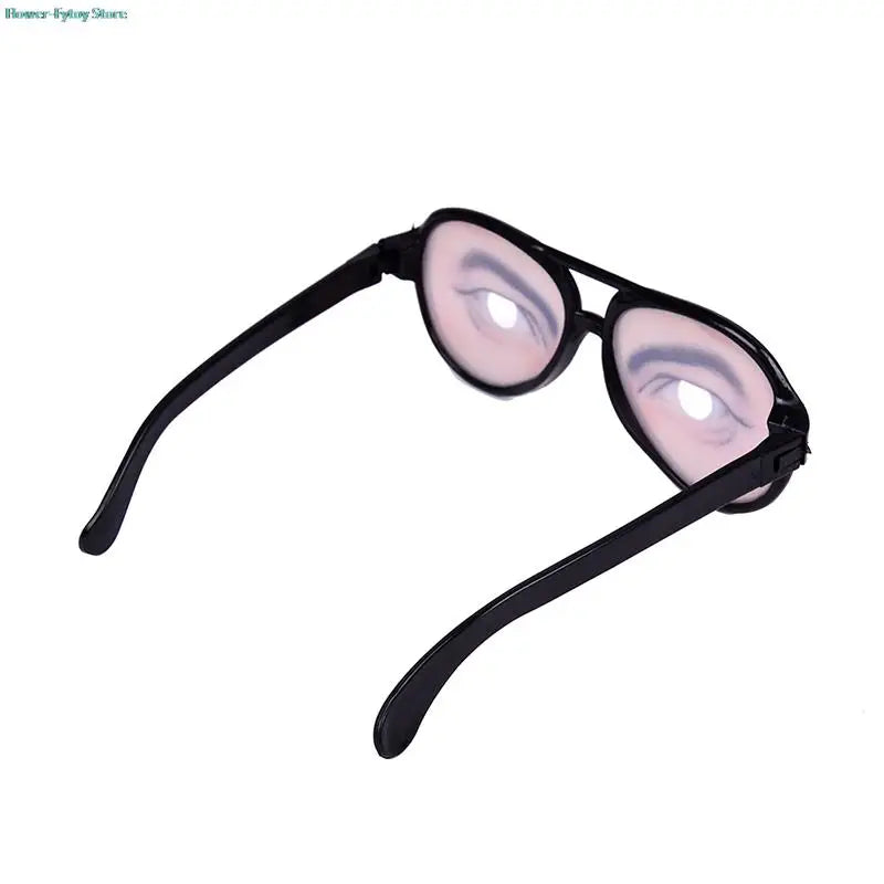 1Pc Pop Out Eye Drop Eyeball Prank Glasses Horror Scary Party Gags Practical Jokes Funny Toy - Square Deal Me