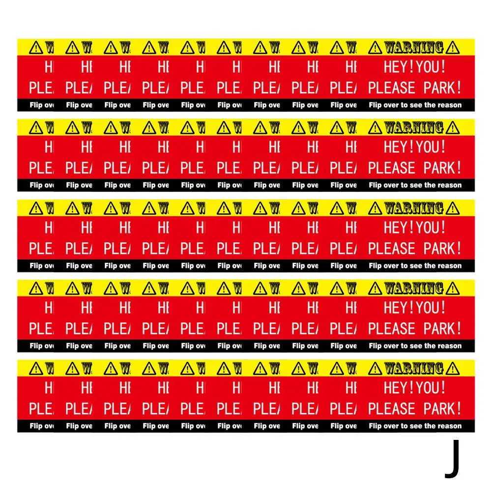 (Pack Of 50)Bad Parking Cards You Parked Like An Idiot Business Cards 3.54"x1.97" For Funny Parking Violation Prank Notice Gag - Square Deal Me