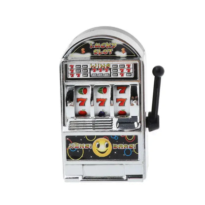 1Piece Casino Lucky Jackpot for Fun Birthday Gift Children' S Fruit Slot Machine Mini Toy Funny Gags Practical Jokes Toy Party - Square Deal Me