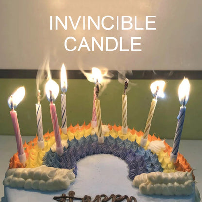10Pcs Magic Relighting Birthday Candles Novelty Trick Candles For Birthday Party Fool's Day Christmas Celebration Prank Candles - Square Deal Me