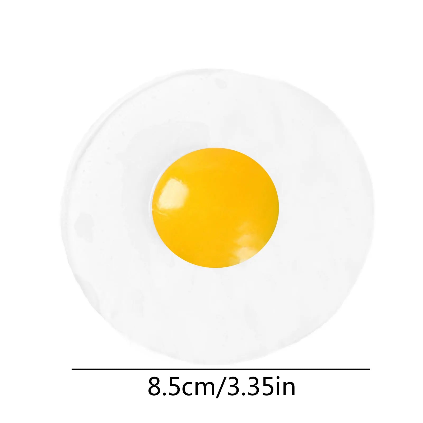 New Sticky TPR Rubber Eggs Squeeze Kitchen Food Toy Pretend Play Cooking Fried Egg Omelette Gags Joke Kids Relieve Stress Toys - Square Deal Me