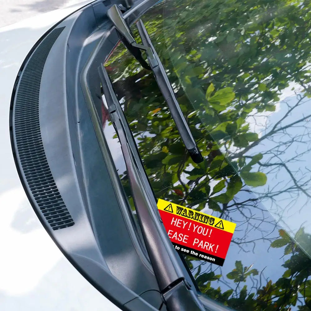 (Pack Of 50)Bad Parking Cards You Parked Like An Idiot Business Cards 3.54"x1.97" For Funny Parking Violation Prank Notice Gag - Square Deal Me