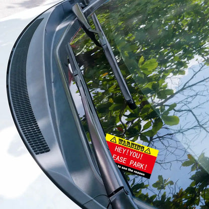 (Pack Of 50)Bad Parking Cards You Parked Like An Idiot Business Cards 3.54"x1.97" For Funny Parking Violation Prank Notice Gag - Square Deal Me