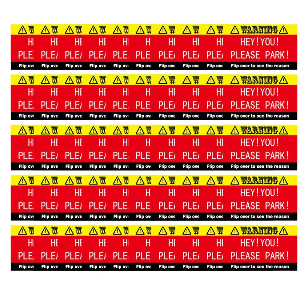 (Pack Of 50)Bad Parking Cards You Parked Like An Idiot Business Cards 3.54"x1.97" For Funny Parking Violation Prank Notice Gag - Square Deal Me