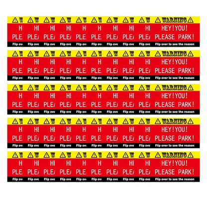 (Pack Of 50)Bad Parking Cards You Parked Like An Idiot Business Cards 3.54"x1.97" For Funny Parking Violation Prank Notice Gag - Square Deal Me