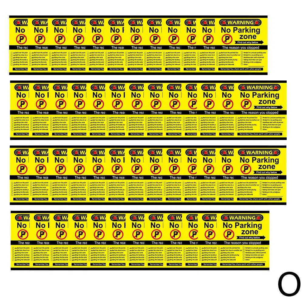 (Pack Of 50)Bad Parking Cards You Parked Like An Idiot Business Cards 3.54"x1.97" For Funny Parking Violation Prank Notice Gag - Square Deal Me