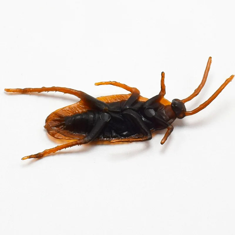 5-50Pcs Funny Cockroaches Joke Decoration Props Rubber Toy Gags Practical Jokes Toys Horrifying Simulation Plastic Centipede - Square Deal Me