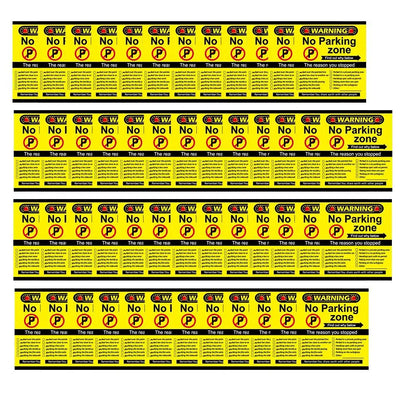 (Pack Of 50)Bad Parking Cards You Parked Like An Idiot Business Cards 3.54"x1.97" For Funny Parking Violation Prank Notice Gag - Square Deal Me