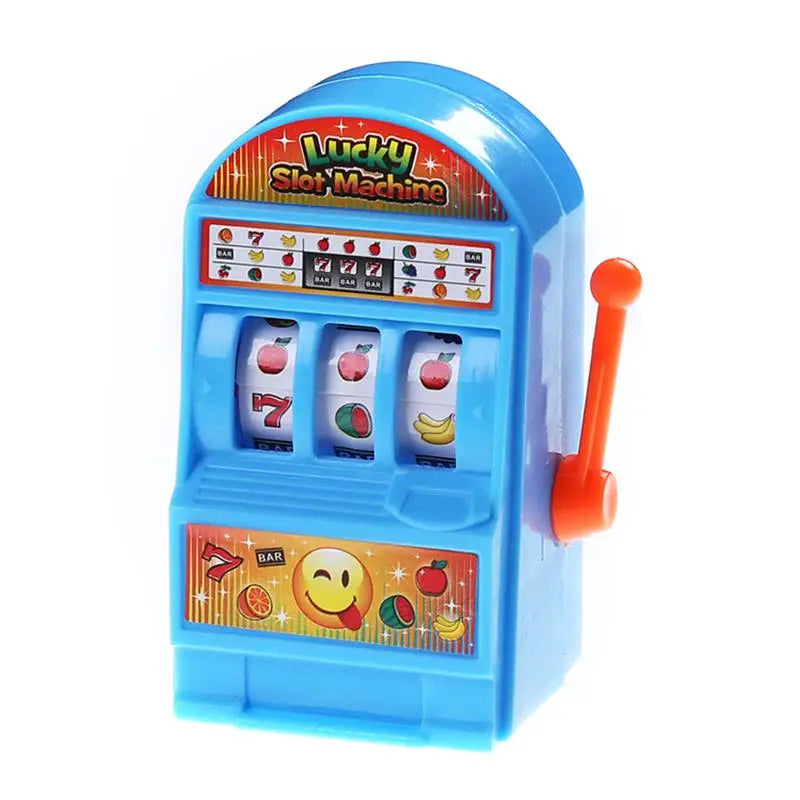 1Piece Casino Lucky Jackpot for Fun Birthday Gift Children' S Fruit Slot Machine Mini Toy Funny Gags Practical Jokes Toy Party - Square Deal Me
