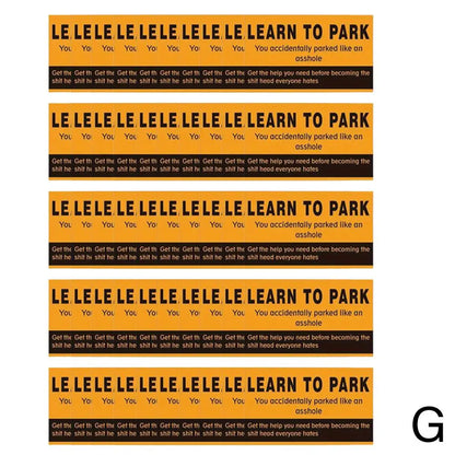 (Pack Of 50)Bad Parking Cards You Parked Like An Idiot Business Cards 3.54"x1.97" For Funny Parking Violation Prank Notice Gag - Square Deal Me