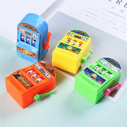 1Piece Casino Lucky Jackpot for Fun Birthday Gift Children' S Fruit Slot Machine Mini Toy Funny Gags Practical Jokes Toy Party - Square Deal Me