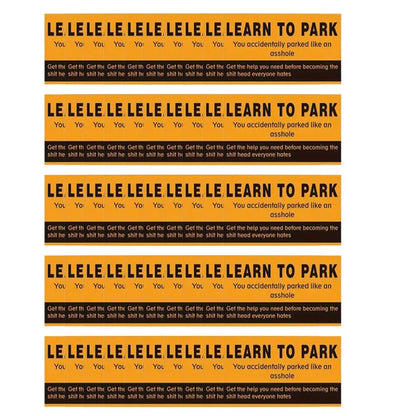 (Pack Of 50)Bad Parking Cards You Parked Like An Idiot Business Cards 3.54"x1.97" For Funny Parking Violation Prank Notice Gag - Square Deal Me