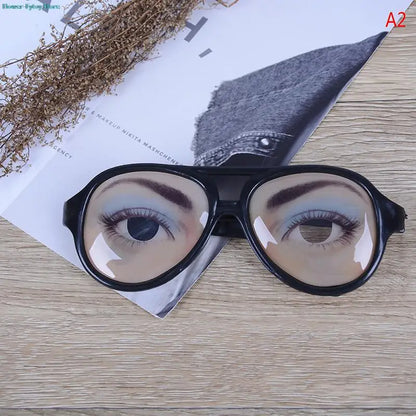 1Pc Pop Out Eye Drop Eyeball Prank Glasses Horror Scary Party Gags Practical Jokes Funny Toy - Square Deal Me