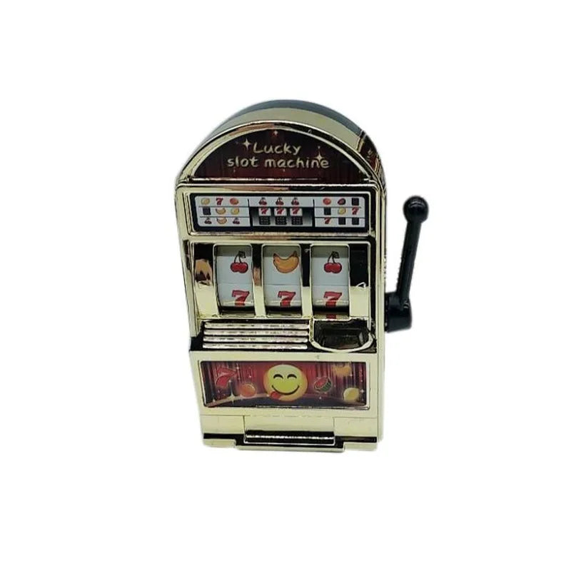 1Piece Casino Lucky Jackpot for Fun Birthday Gift Children' S Fruit Slot Machine Mini Toy Funny Gags Practical Jokes Toy Party - Square Deal Me