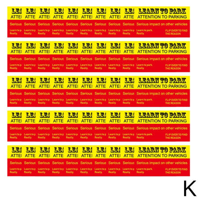 (Pack Of 50)Bad Parking Cards You Parked Like An Idiot Business Cards 3.54"x1.97" For Funny Parking Violation Prank Notice Gag - Square Deal Me