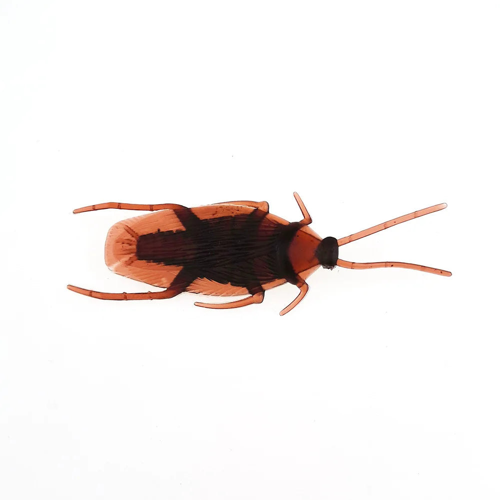 5-50Pcs Funny Cockroaches Joke Decoration Props Rubber Toy Gags Practical Jokes Toys Horrifying Simulation Plastic Centipede - Square Deal Me