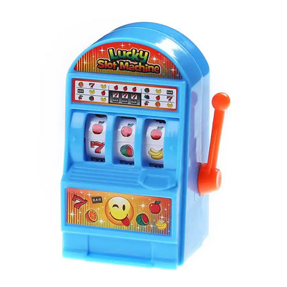 1Piece Casino Lucky Jackpot for Fun Birthday Gift Children' S Fruit Slot Machine Mini Toy Funny Gags Practical Jokes Toy Party - Square Deal Me