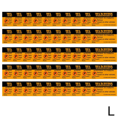 (Pack Of 50)Bad Parking Cards You Parked Like An Idiot Business Cards 3.54"x1.97" For Funny Parking Violation Prank Notice Gag - Square Deal Me