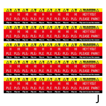 (Pack Of 50)Bad Parking Cards You Parked Like An Idiot Business Cards 3.54"x1.97" For Funny Parking Violation Prank Notice Gag - Square Deal Me