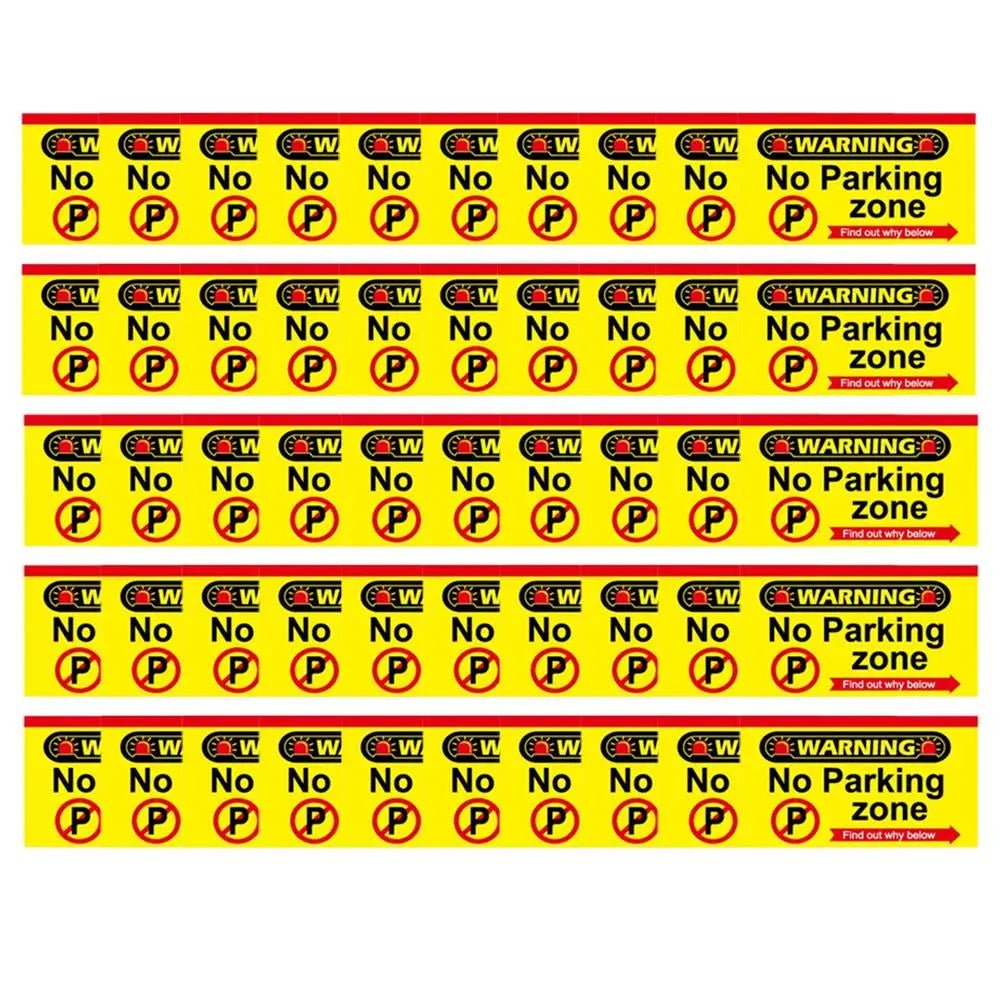 (Pack Of 50)Bad Parking Cards You Parked Like An Idiot Business Cards 3.54"x1.97" For Funny Parking Violation Prank Notice Gag - Square Deal Me